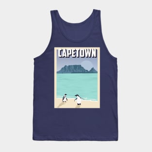 Capetown Travel Poster Tank Top